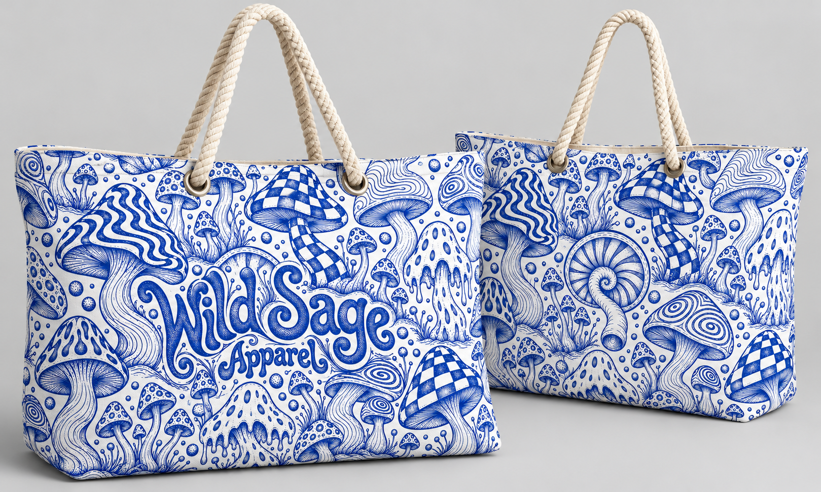Spore & Wander Weekender — Blue Daydream